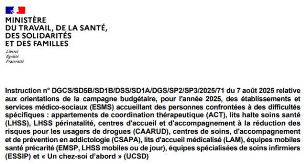 L'instruction budgétaire 2025 relative à l’Ondam PDS a fait l’objet d’une publication le 7 août dernier.